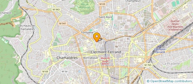 localisation de l'entreprise MONSIEUR GAETAN BLOUIN  CLERMONT-FERRAND