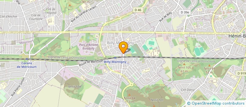localisation de l'entreprise MONSIEUR GAETAN BOBER à BILLY-MONTIGNY