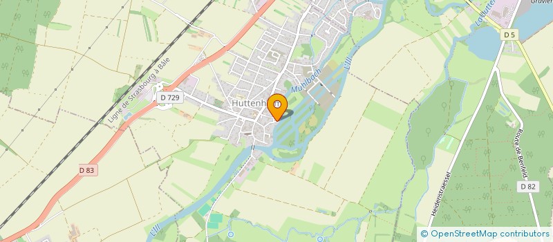 localisation de l'entreprise MONSIEUR GAETAN BOEHLER  BENFELD