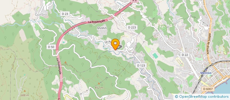 localisation de l'entreprise MONSIEUR GAETAN BOISSARD  GORBIO