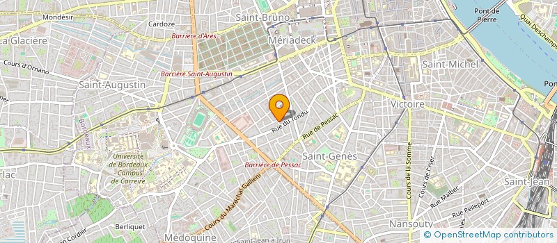 localisation de l'entreprise MONSIEUR GAETAN BONNAL  BORDEAUX