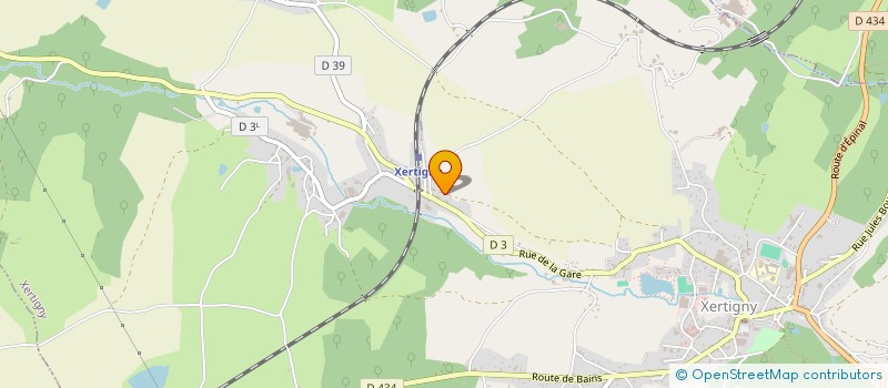 localisation de l'entreprise MONSIEUR GAETAN BONNEFOI  XERTIGNY