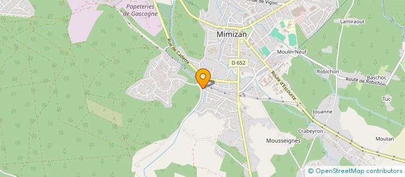 localisation de l'entreprise MONSIEUR GAETAN BORDA  MIMIZAN