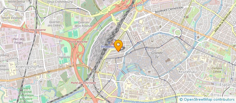 localisation de l'entreprise MONSIEUR GAETAN BORDELET GOUEDARD à STRASBOURG
