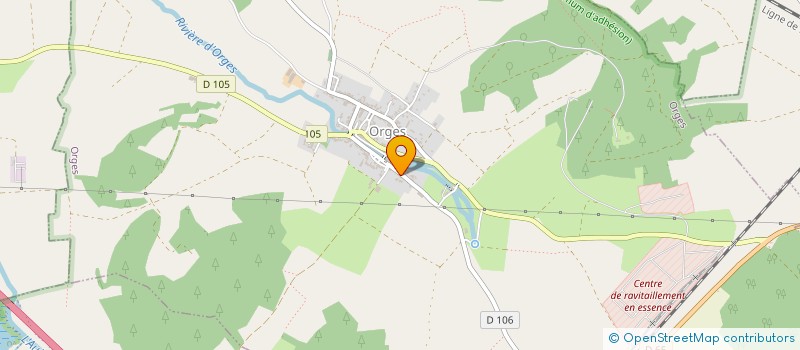 localisation de l'entreprise MONSIEUR GAETAN BOUCHOT à ORGES