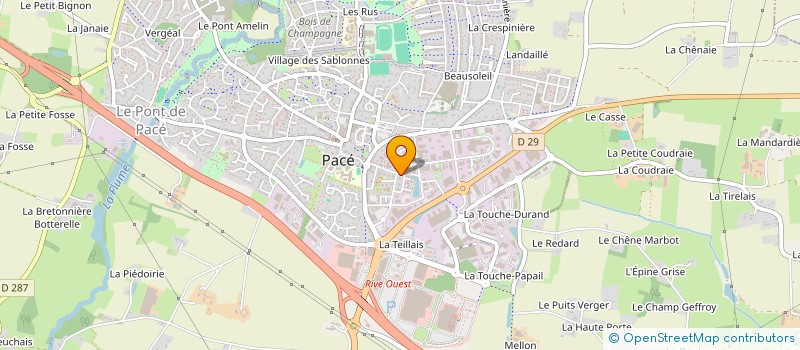 localisation de l'entreprise MONSIEUR GAETAN BOUDIER à PACE