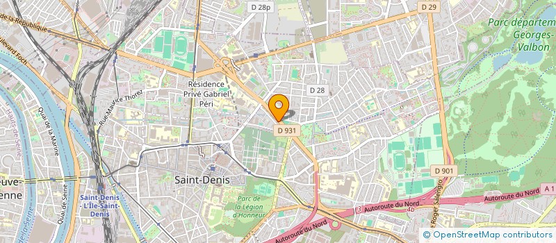 localisation de l'entreprise MONSIEUR GAETAN BOUDOUIN à SAINT-DENIS