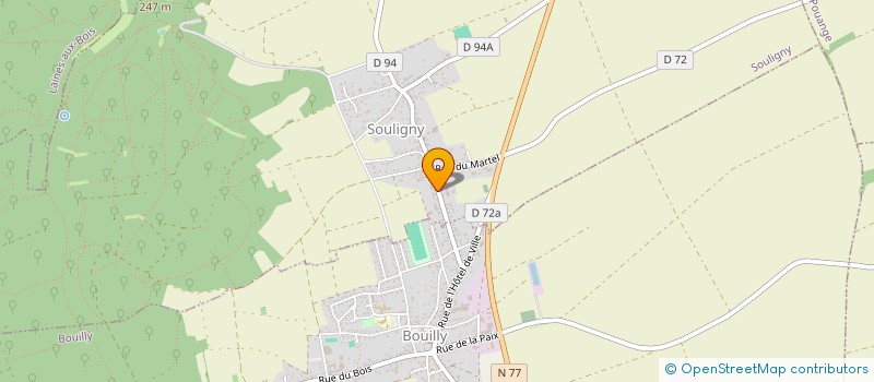localisation de l'entreprise MONSIEUR GAETAN BOULOGNE à SAINTE-MAURE
