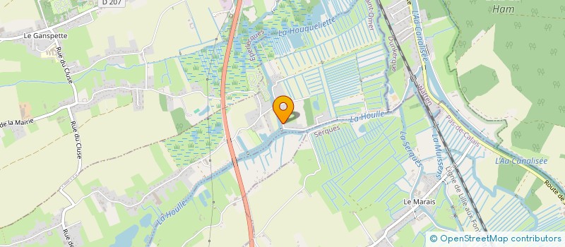 localisation de l'entreprise MONSIEUR GAETAN BOULY  HOULLE