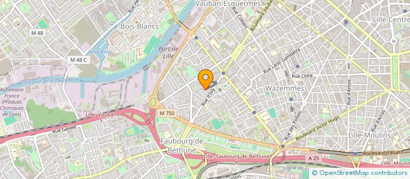localisation de l'entreprise MONSIEUR GAETAN BOURGOGNE à LILLE