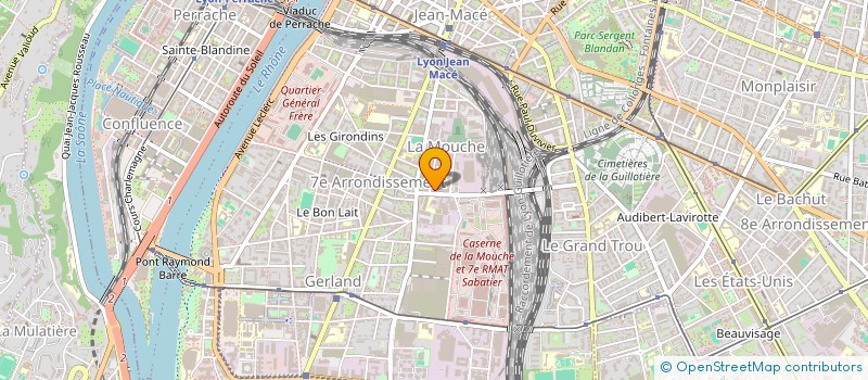 localisation de l'entreprise MONSIEUR GAETAN BOUTET à LYON