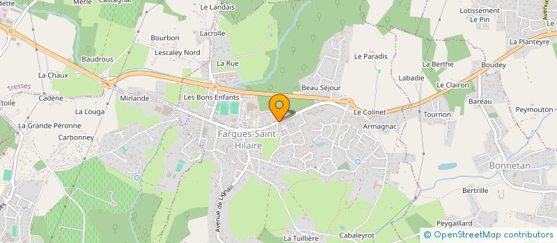 localisation de l'entreprise MONSIEUR GAETAN BOUTILLIER  FARGUES-SAINT-HILAIRE