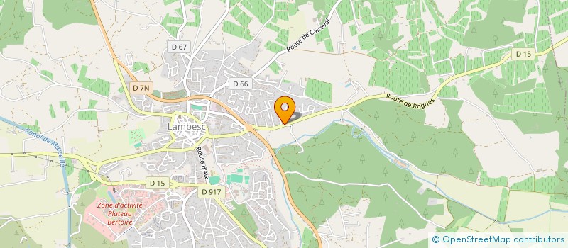 localisation de l'entreprise MONSIEUR GAETAN BOUTROS  LAMBESC