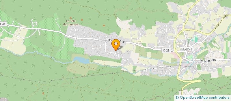 localisation de l'entreprise MONSIEUR GAETAN BOYER  LE VAL