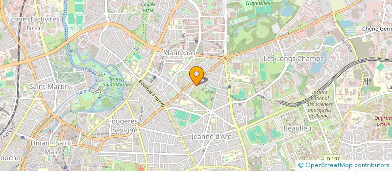 localisation de l'entreprise MONSIEUR GAETAN BRAMOULLE  RENNES