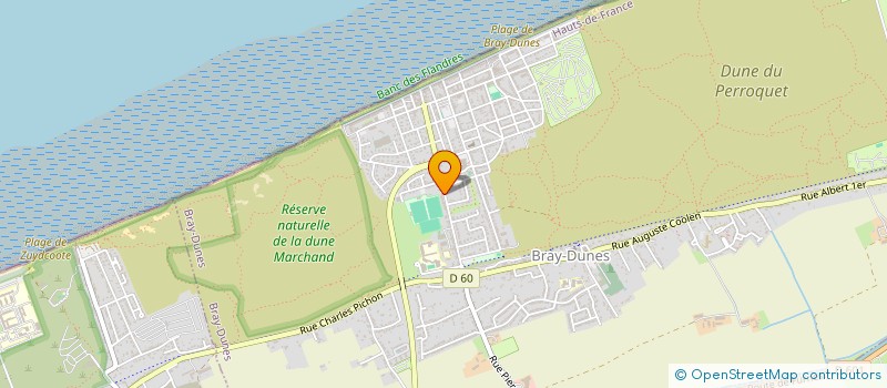 localisation de l'entreprise MONSIEUR GAETAN BREEM  BRAY-DUNES