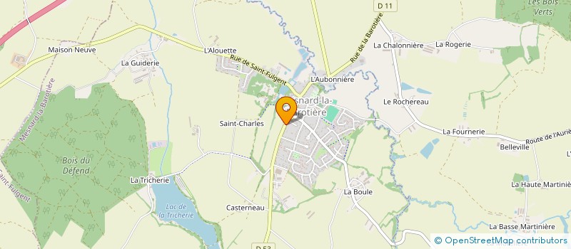 localisation de l'entreprise MONSIEUR GAETAN BREMAND  MESNARD-LA-BAROTIERE