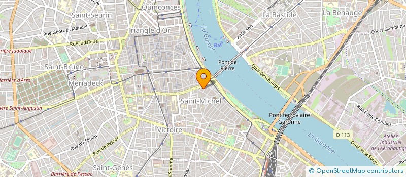 localisation de l'entreprise MONSIEUR GAETAN BRIET DE RAINVILLERS à BORDEAUX