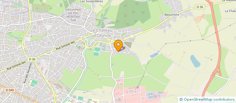 localisation de l'entreprise MONSIEUR GAETAN BRISSEAU à LES SABLES D'OLONNE
