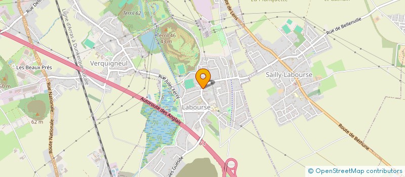 localisation de l'entreprise MONSIEUR GAETAN BROWAEYS  LABOURSE