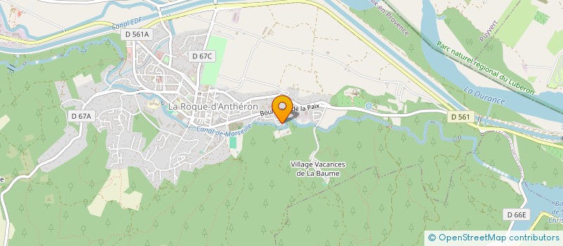 localisation de l'entreprise MONSIEUR GAETAN BUENO  LA ROQUE-D'ANTHERON