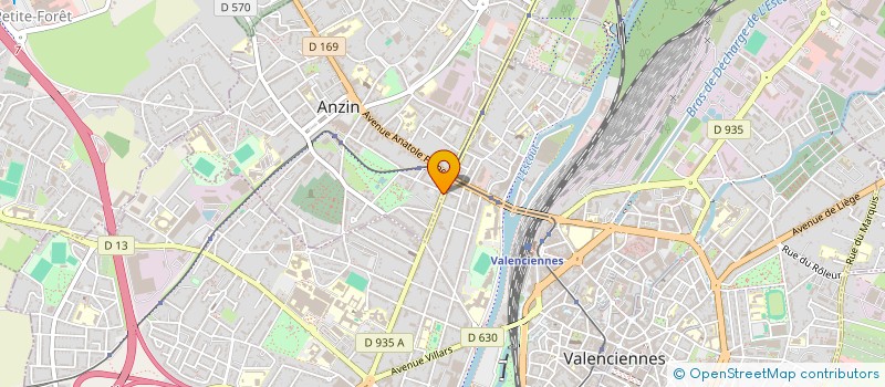 localisation de l'entreprise MONSIEUR GAETAN BURKHARDT  VALENCIENNES