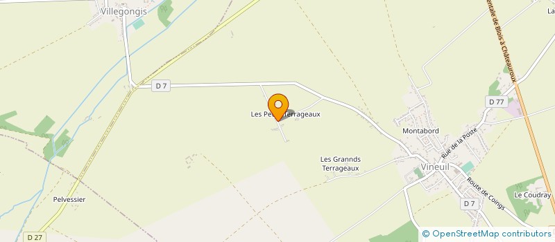 localisation de l'entreprise MONSIEUR GAETAN CADON à BOUGES-LE-CHATEAU