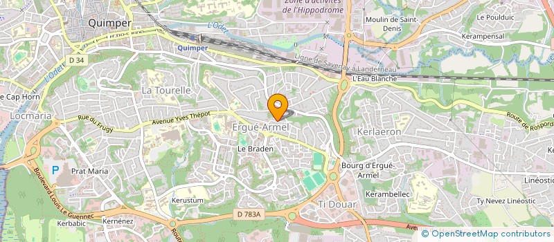 localisation de l'entreprise MONSIEUR GAETAN CAMARA à QUIMPER