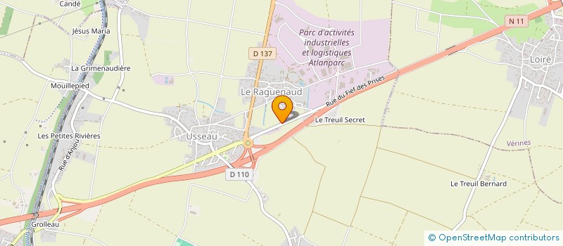 localisation de l'entreprise MONSIEUR GAETAN CANOT--PETITQUEUX  SAINTE-SOULLE