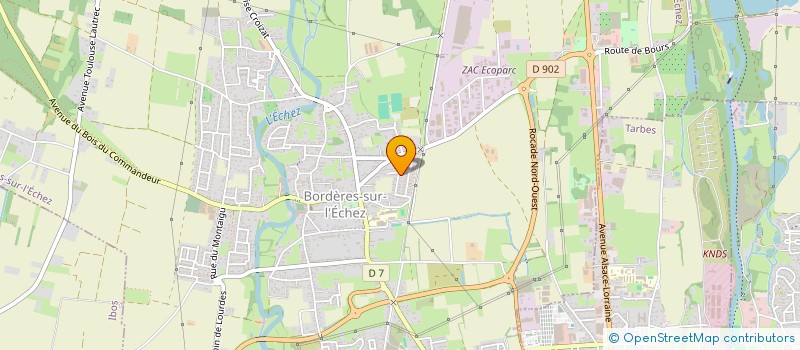localisation de l'entreprise MONSIEUR GAETAN CARDEILLAC  BORDERES-SUR-L'ECHEZ