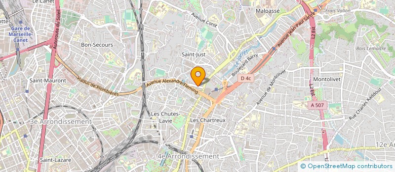 localisation de l'entreprise MONSIEUR GAETAN CARVAJAL  MARSEILLE