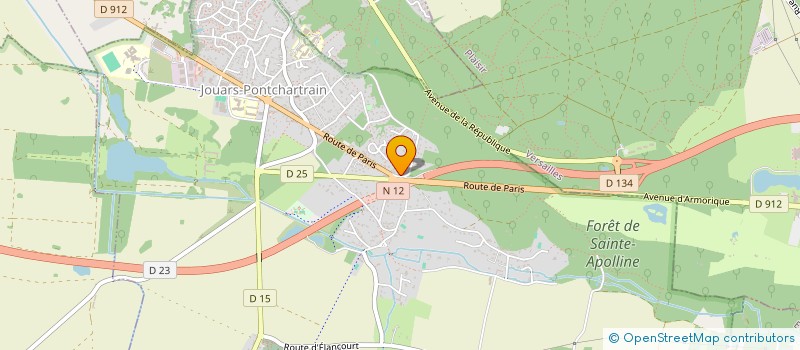 localisation de l'entreprise MONSIEUR GAETAN CAYOL  JOUARS-PONTCHARTRAIN