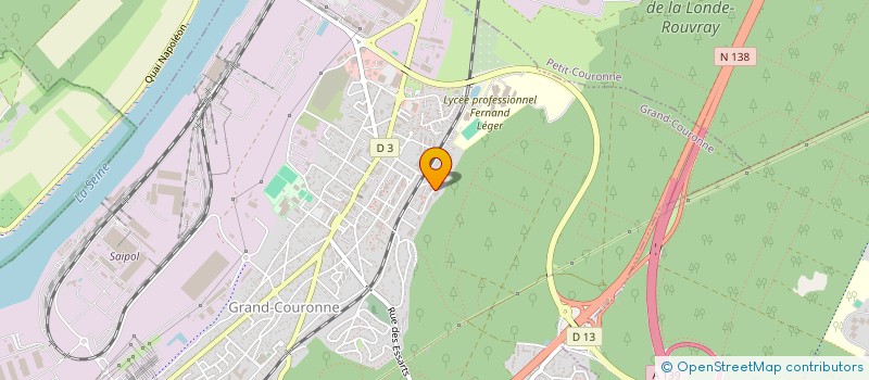 localisation de l'entreprise MONSIEUR GAETAN CHALI  GRAND-COURONNE