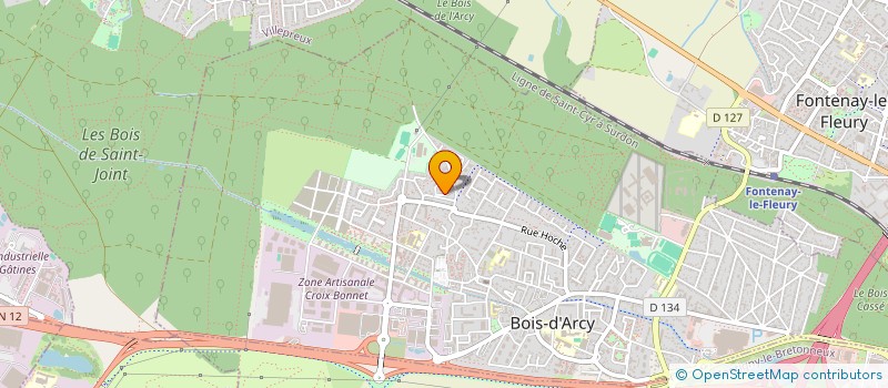 localisation de l'entreprise MONSIEUR GAETAN CHANDELIER  BOIS-D'ARCY