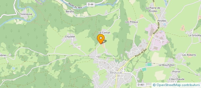 localisation de l'entreprise MONSIEUR GAETAN CHANON à BEAUZAC