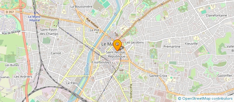 localisation de l'entreprise MONSIEUR GAETAN CHANTEPIE à LE MANS
