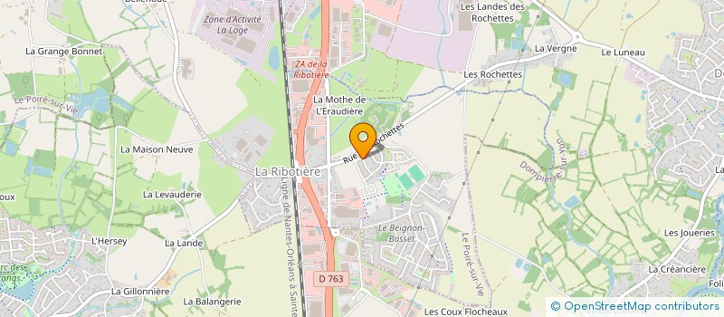 localisation de l'entreprise MONSIEUR GAETAN CHANTOME-LEQUEUX à LE POIRE-SUR-VIE
