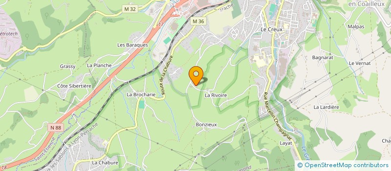 localisation de l'entreprise MONSIEUR GAETAN CHARDON  SAINT-CHAMOND