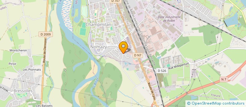 localisation de l'entreprise MONSIEUR GAETAN CHARTIER  MOULINS