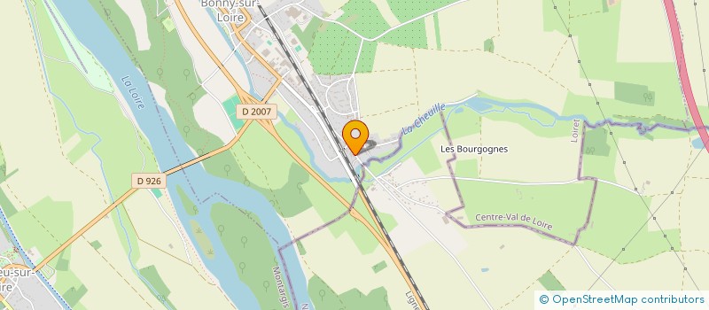 localisation de l'entreprise MONSIEUR GAETAN CHERON  BONNY-SUR-LOIRE