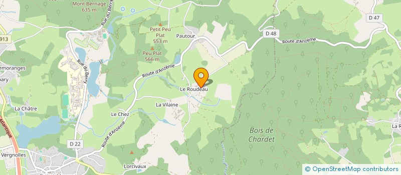 localisation de l'entreprise MONSIEUR GAETAN CHINCHOLE à SAINT-VAURY