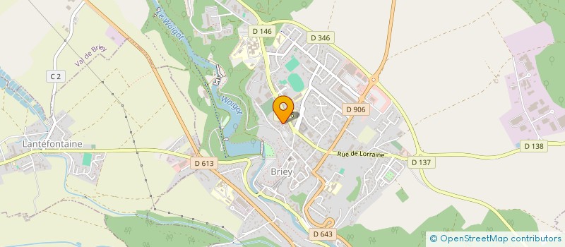 localisation de l'entreprise MONSIEUR GAETAN CHOLLET  VAL DE BRIEY