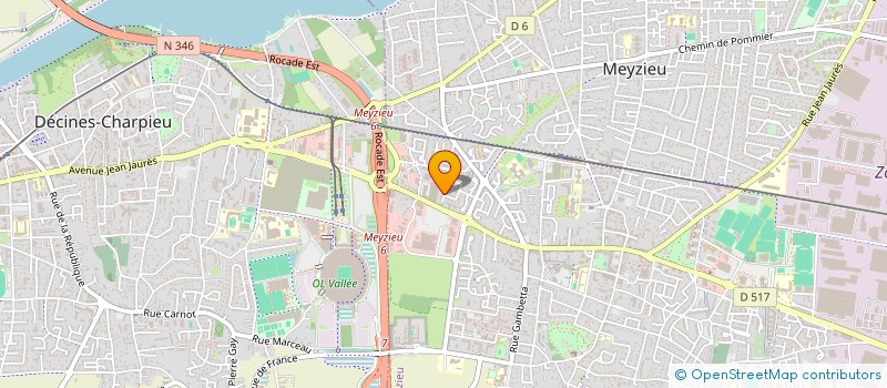 localisation de l'entreprise MONSIEUR GAETAN CINO  MEYZIEU