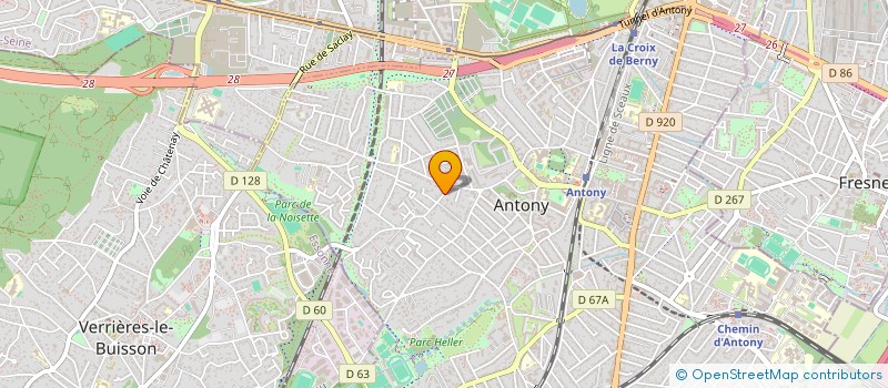 localisation de l'entreprise MONSIEUR GAETAN CLOEREC à ANTONY