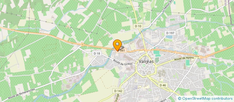 localisation de l'entreprise MONSIEUR GAETAN COHENDOZ à VALREAS
