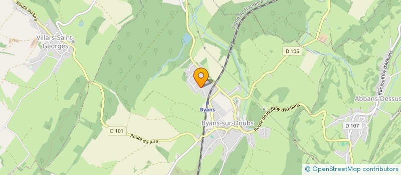 localisation de l'entreprise MONSIEUR GAETAN COLEZ  BYANS-SUR-DOUBS