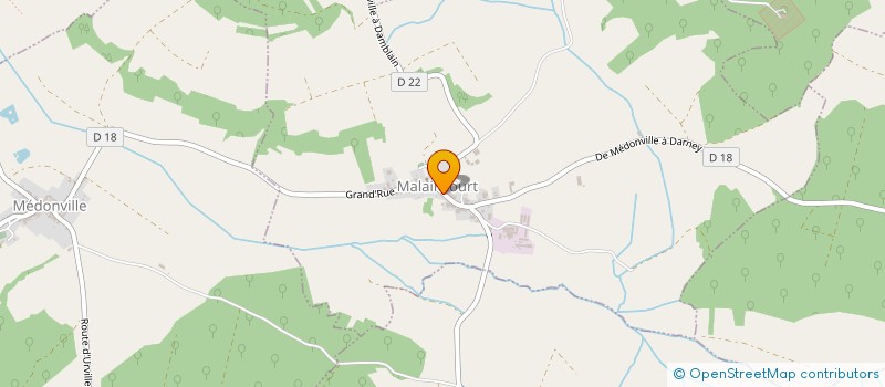 localisation de l'entreprise MONSIEUR GAETAN COLINMAIRE  MALAINCOURT