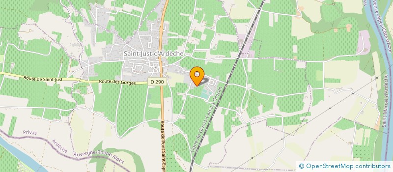 localisation de l'entreprise MONSIEUR GAETAN COPPOLA  BOURG-SAINT-ANDEOL