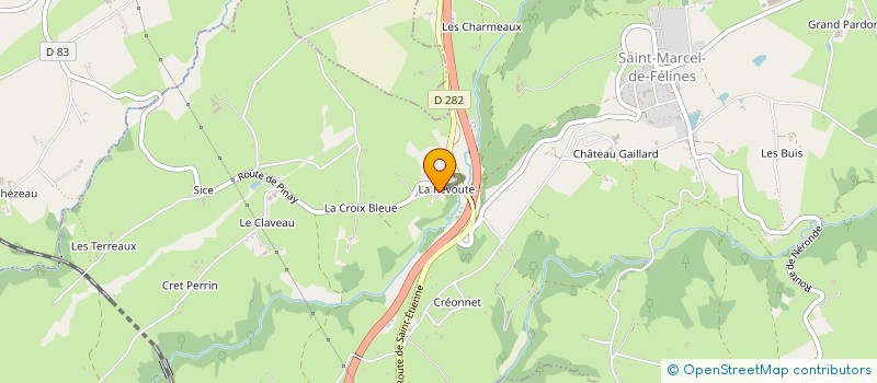 localisation de l'entreprise MONSIEUR GAETAN COQUARD  SAINT-MARCEL-DE-FELINES