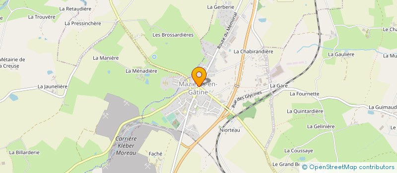 localisation de l'entreprise MONSIEUR GAETAN COQUERIE à MAZIERES-EN-GATINE